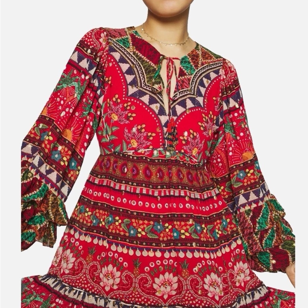 Farm Rio Tropical Shine Mini Dress - Picture 6 of 14
